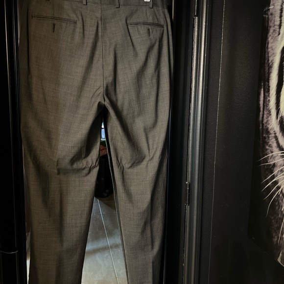EUC- RALPH LAUREN MENS DRESS PANTS CHARCOAL GRAY SZ 36” x 34” - Picture 6 of 6